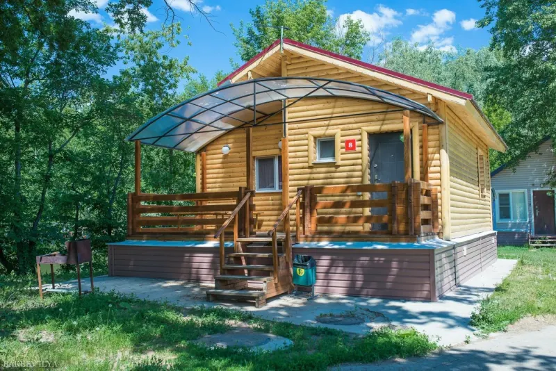 Фотография номера «Дома «Комфорт плюс» № 8, 11, 14-18» База отдыха "Алые паруса"